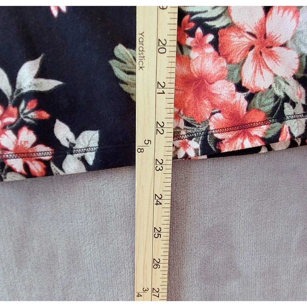 Tommy Bahama Floral Loungwear Pajamas Top & Pants Set Women's XL Cozy Microfiber